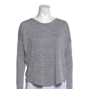 Rag & Bone Grey Crew Neck Long Sleeve Shirt